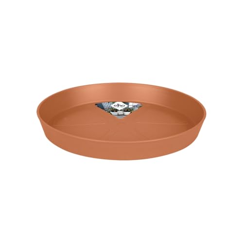 Elho Loft Urban Saucer Round 24 - Marrone - Esternoaccessori - Ø 24.2 x H 3.1 cm