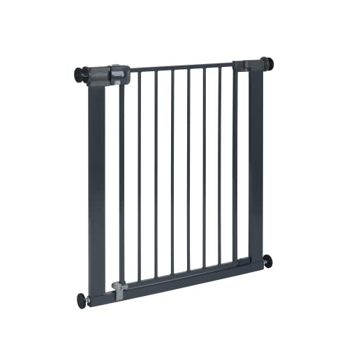 Safety 1st Easy Close Metal Cancelletto di sicurezza in metallo per bambini, porte, scale, vani con apertura 73-80 cm, allungabile fino a 108 cm con estensioni vendute separatamente, in metallo nero