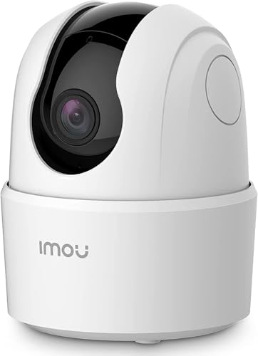 Imou 3MP Telecamera Wi-Fi Interno, 2K Videocamera di Sorveglianza, Tracciamento del Movimento con Rilevamento Umano, Audio Bidirezionale, 2,4ghz