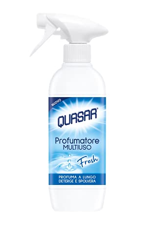 QUASAR PULITO STELLARE Profumatore Multiuso - Fragranza Fresh, Profuma a Lungo, Deterge e Spolvera - 500 ml