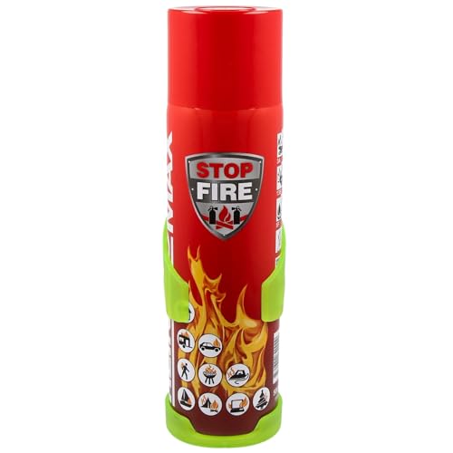 Reinoldmax Estintore Casa, Piccolo Aerosol Estintori Per Casa, Mini Estintori Spray per Cucina, Campeggio, Camper, Casa, Camino, Auto, Estintore Elettrico, Mini Estintore per Barbecue