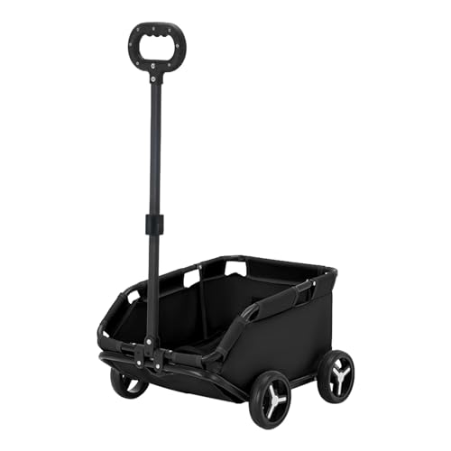 Carrello per Animali di Piccola Taglia, Carrello per Animali Domestici Portatile da 7 kg con Portata, Carrello per Cani di Piccola Taglia Facile da Scorrere, Trasportino per Animali di Piccola Taglia