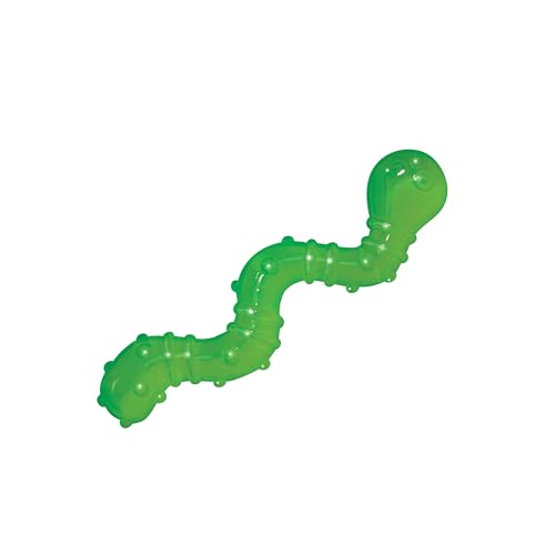 Petstages Orkakat Wiggle Worm - gioco da masticare per gatti a forma di vermicello - per l'igiene dentale - con erba gatta