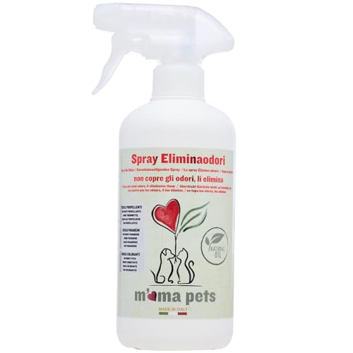 Mama Pets Spray Eliminaodori di Cani e Gatti, Adatto anche per i Cattivi Odori più Ostinati e Persistenti, 500 Ml