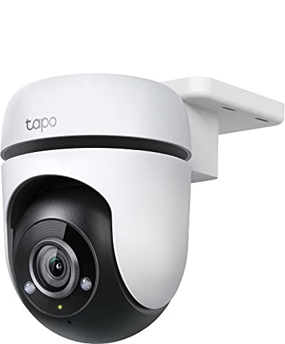 Tapo C500 Telecamera Wi-Fi Esterno FHD, 360° Visuale, Telecamera IP di Sorveglianza, Impermeabile IP65, Visione Notturna, Rilevamenti Smart AI, Audio Bidirezionale, Allarme sonoro personalizzato