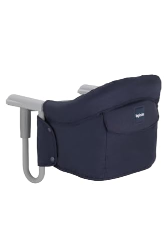 Inglesina Fast, Seggiolino da Tavolo Pieghevole, Blu (Blue), Facile Trasportare, Lavabile, Installazione Sicura, Fino a 15 kg, 35 x 27 42 cm