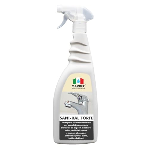 Marbec SANI-KAL FORTE 750ML Detergente decalcarizzante disincrostante forte per sanitari e ceramiche