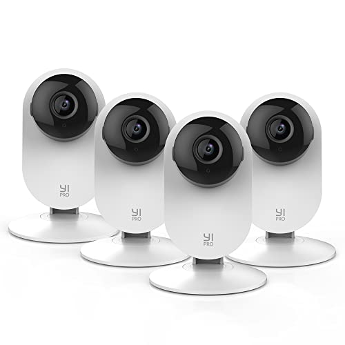 YI Telecamera di sorveglianza Pro 2K (3MP), WiFi, con rilevamento di movimento, notifica push, visione notturna, audio bidirezionale per bambini/animali domestici