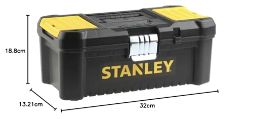 STANLEY, Essential Cassetta Porta Utensili, Nero/Giallo, 12,5'. STST1-75515