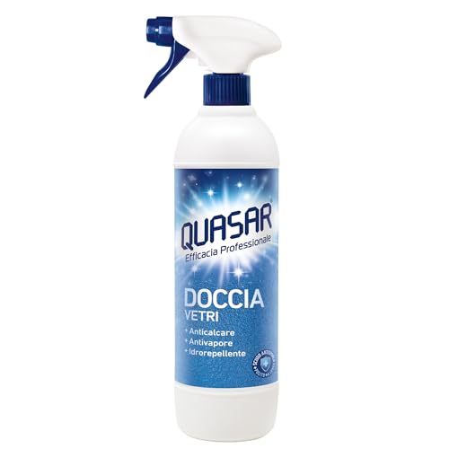 Quasar - Doccia Vetri - Anticalcare, Antivapore, Idrorepellente - 680 ml