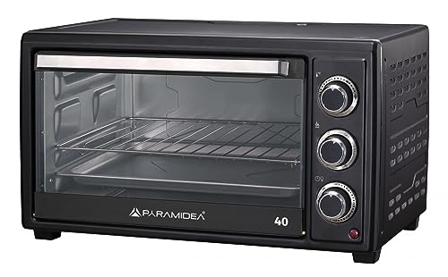 PYRAMIDEA Forno Elettrico Ventilato Capacità 40 Litri 1500W con Timer Colore Nero FOV4015