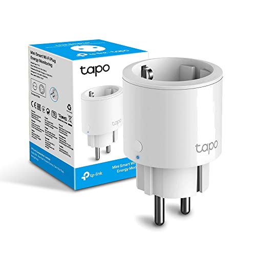 Tapo P115 Presa Intelligente WiFi Smart Plug, Presa Mini Smart Wi-Fi, Monitoraggio Energetico, Controllo Vocale, Compatibile con Alexa e Google Home, Controllo Remoto Tramite APP Tapo