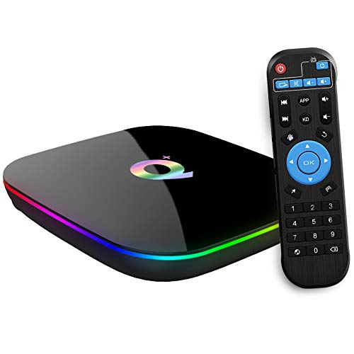 TUREWELL Android 10.0 TV Box, Q Plus TV Box 2GB RAM 16GB ROM H616 Quad-core Cortex-A53 Support 3D 6K Ultra HD H.265 2.4GHz WiFi 10/100M Ethernet TV Box Android