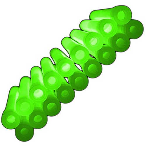 Glowhouse - Bastoncini luminosi verdi, stick luminosi di emergenza di 15,2 cm, durata oltre 12 ore (confezione da 10)