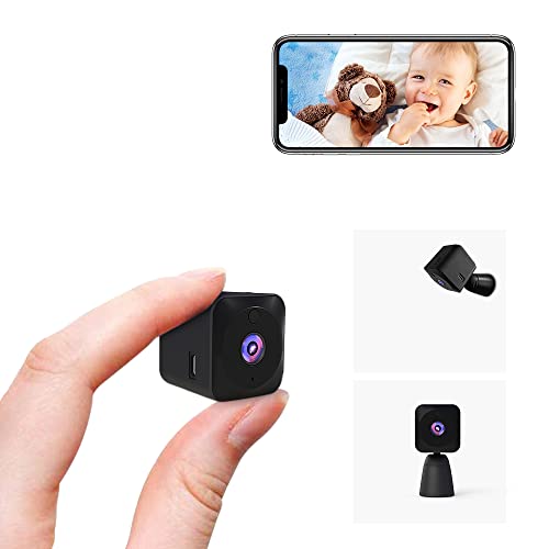 AOBOCAM Telecamera Spia Wifi Interno 4K HD Mini Telecamera Nascosta Microcamera Senza Fili Videocamera Sorveglianza Per Auto/Casa/Bambini Lunga Durata Spy Cam