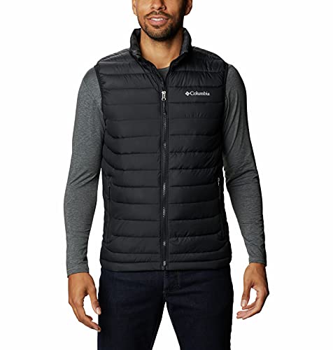 Columbia Powder Lite Vest, Piumino Smanicato Gilet Uomo, Black, Taglia L