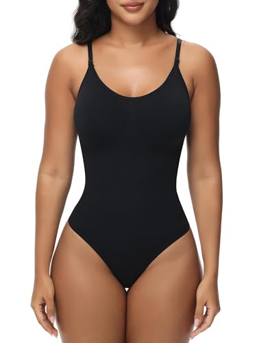 Body Contenitivo Modellante Donna Shapewear Bodysuit Guaina Contenitiva Donna Snellente e Versatile con Materiali Traspiranti e Tracolla Regolabile