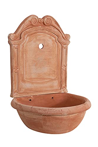 Biscottini Fontana da giardino esterno 45X64X36 - Fontana da Giardino in Terracotta - Fontanella da giardino - Fontana Giardino in Terracotta