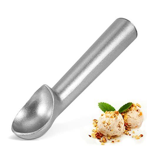 Palette per Gelato in Alluminio, Antiaderente Antigelo Paletta per Gelato, Scoop Di Patate E Lo ​scoop Di Polpette, Scoop Di Design in Un Unico Pezzo, Sgancio Facile Mini Paletta per Gelato,18×4cm