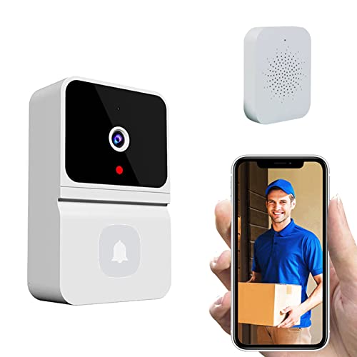 Irishom Campanello Video Wireless Campanello Intelligente con Visione Notturna 480P Audio a 2 Vie Cloud Storage Alimentato a Batteria