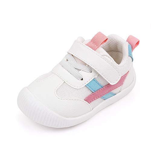 MK MATT KEELY Scarpe Bambina per Primi Passi in Morbida Pelle Unisex Scarpine Neonato Sneakers con Fondo Morbido Ragazza Ragazzo