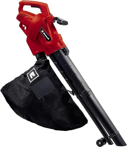 Einhell Aspiratore elettrico GC-EL 3024 E (aspirazione/soffiaggio, tubo asp. Ø 75 mm, potenza asp. 650 m³/h, trinciatura, rapporto triturazione 10:1, vel. soffiagg. 240 km/h, sacco di raccolta 40 l)