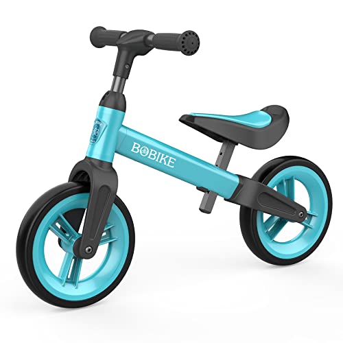 MHCYLION Bicicletta Bambini Senza Pedali per 1,5-4 Anni Fino a 25 Kg, volante e sellino Regolabili in Altezza, Bloccasterzo, Giocattoli Regali per Bambini Bicicletta Equilibrio Bambino,Blu