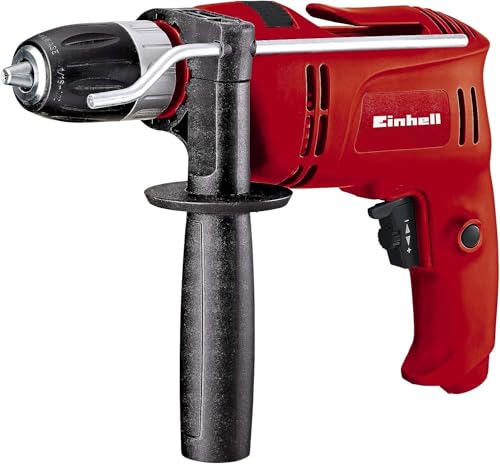 Einhell Trapano a percussione TC-ID 650 E (650 W, capacità di foratura Ø legno 25 mm, calcestruzzo 13 mm, metallo 10 mm, arresto di profondità in metallo, gancio a nastro)