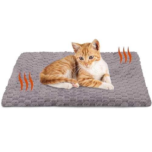 XIAPIA Cuccia per Gatti Coperta Autoriscaldante per Gatti e Cani, Coperta Addensato per Animali Domestici, Tappeto Termico per Gatto Senza Elettricità, Cuscino Autoriscaldante per Cane, Lavabile