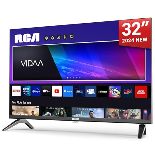 RCA Smart TV 32 pollici(80 cm) Televisori(VIDAA) HD Ready Triplo Tuner App Store Netflix YouTube WiFi HDMI USB CI/CI+ Modalità hotel (2024)