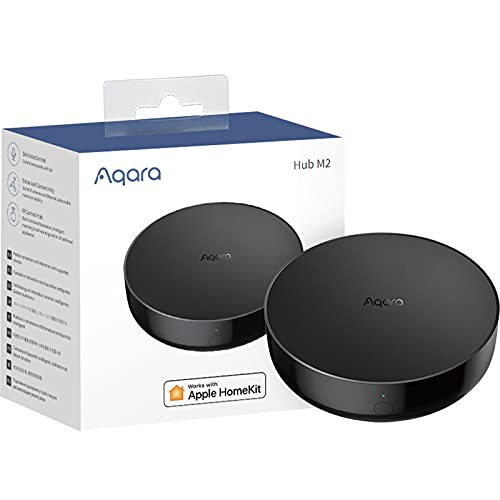 Aqara Hub Domotica M2 (Wi-Fi a 2,4 GHz richiesto), Smart Home Bridge per Sistema di Allarme, Telecomando a Infrarossi, Domotica, Compatibile con Alexa, Google Assistant, Apple HomeKit e IFTTT