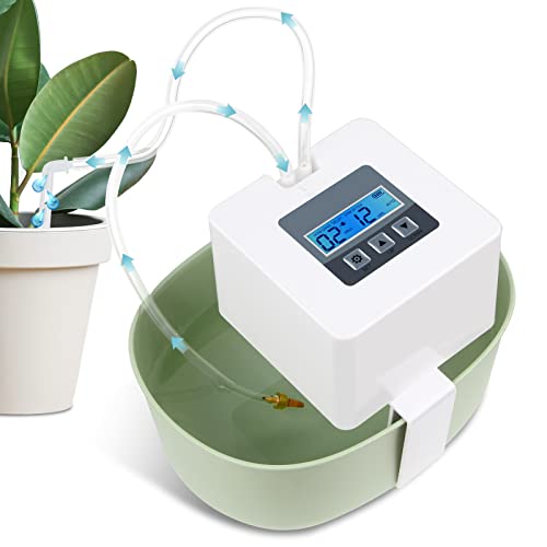 Irrigazione Automatica Vasi, Impianto di irrigazione Balcone terrazzo, Sistema di Irrigazione Automatica, USB/Alimentazione a Batteria, Ideale per Le Vacanze