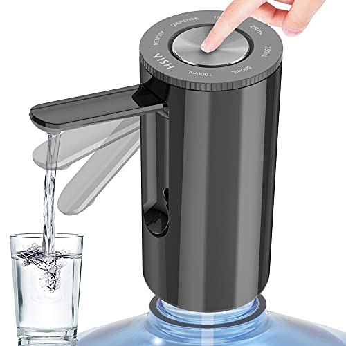 YISH Dispenser Acqua Pompa Distributore Boccione: Dispenser di Acqua Elettrica Automatica Pompa per Acqua Potabile USB Ricaricabile Boccione Acqua Dispenser Pieghevole Erogatore di Acqua