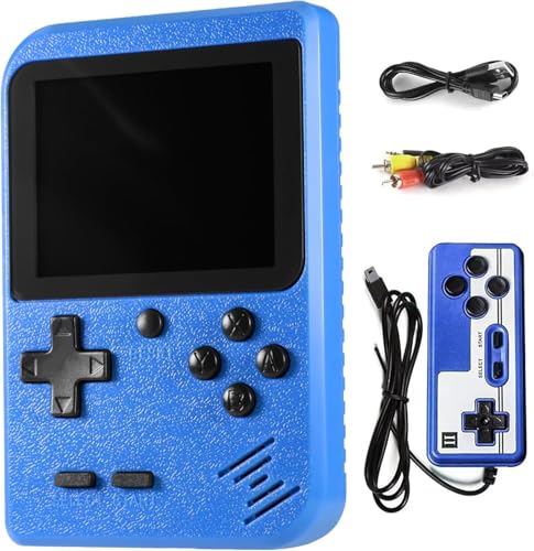 Hbaid Console da Gioco Portatile,500 Classici Giochi FC Retro, Batteria Ricaricabile 1020 mAh, Supporto per Giocare in TV e Giochi a due Giocatori, Regalo per Bambini e Adulti