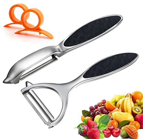 Pelapatate, Pelapatate da Cucina Pelapatate in Acciaio Inox a Forma di Y con Impugnatura Ergonomica Antiscivolo e Lama Affilata Resistente per Verdura Carota Frutta