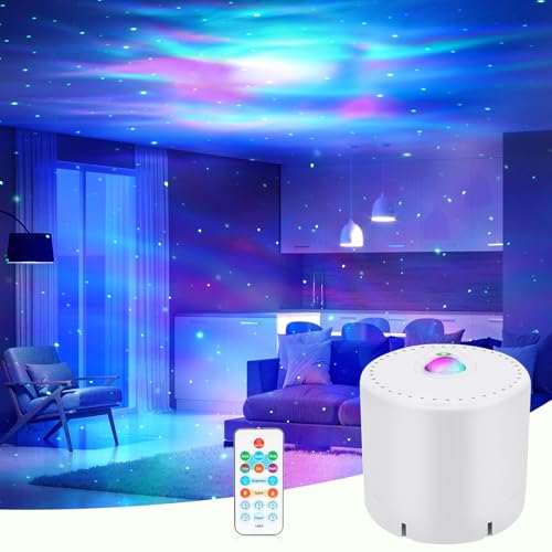 Lampada Proiettore Stelle,LED Proiettore Cielo Stellato Lampada, Proiettore cielo Stellato,LED Luce Rotante Nebulosa con Timer e Telecomando,per Bambini/Adulti/Regalo/Decorazioni