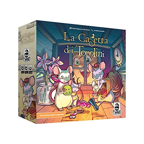 Cranio Creations La Casetta dei Topolini Gioco da Tavolo in Italiano, blu