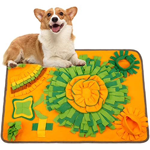 Tappetino Olfattivo Cane, Snuffle Mat per Cani Tappeto Olfattivo Attivazione Mentale Cane, Tappeto Cane Giochi intelligenza, Giocattolo Durevole e interattivo (70 x 50 cm)