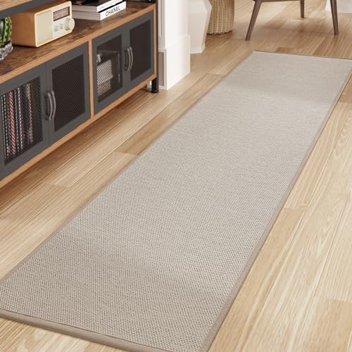 Color G Tappeto Cucina Antiscivolo Lavabile, Tappeti Cucina, Assorbente, Tappeto Passatoia, Tappeti Runner, Tappeto per Corridoio, Cucina, Ingresso, Lavanderia(Beige, 65x240cm)