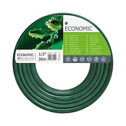 Cellfast 10-002 Tubo da giardino, elastico, flessibile, resistente ai raggi UV, 30 m, Verde