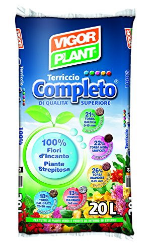 VIGORPLANT Terriccio COMPLETO Universale Di QUALITA' 20 LT