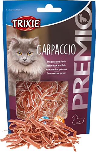 TRIXIE Deliziosi per gatti senza glutine, senza zucchero e proteine, PREMIO Carpaccio, 20 g' - 42707